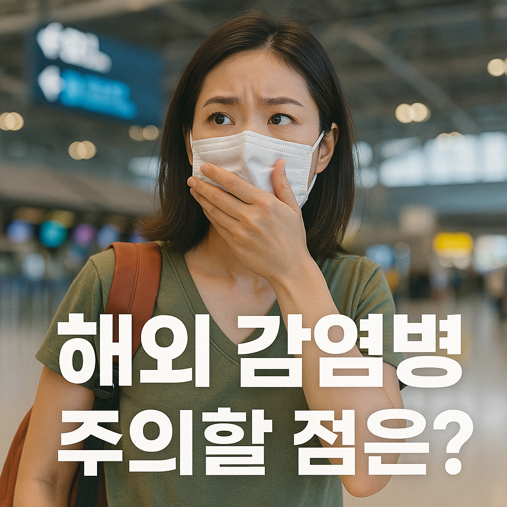 해외 감염병 주의사항