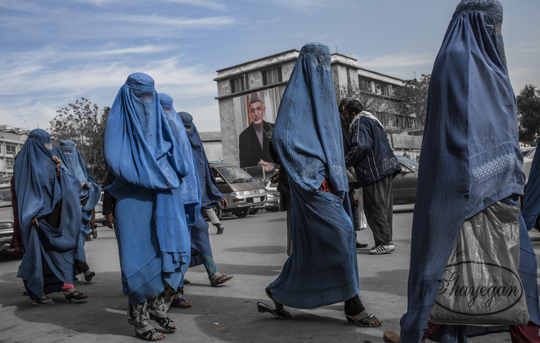 탈레반 풍습 '부르카'