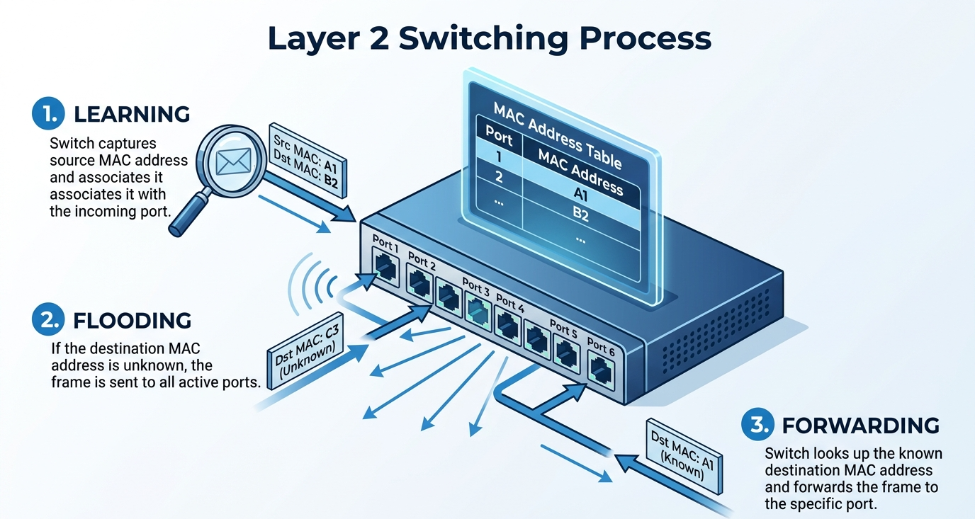 L2 계층 완전 정복 스위칭 원리