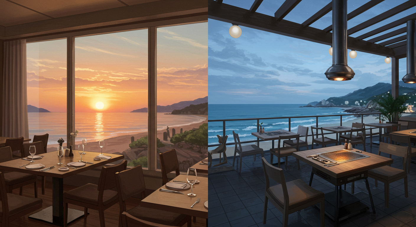 창과 테라스에서 느끼는 해운대의 바다뷰 감성