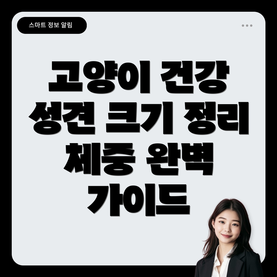 고양이 몸무게