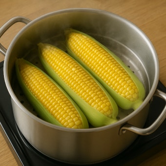 초당옥수수 삶는 방법(버터구이, 솥밥 등)
