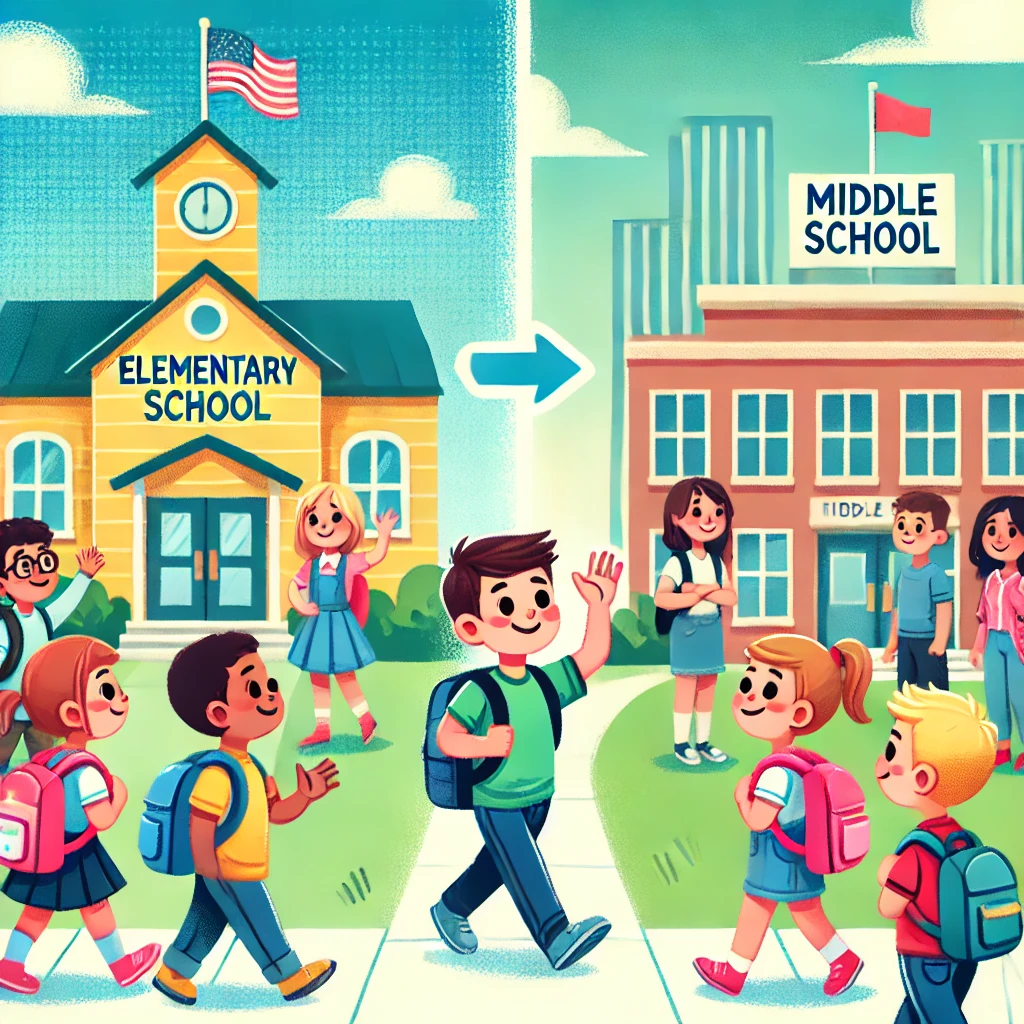 초등 마지막 해, 중학교 진학 준비 관련 이미지