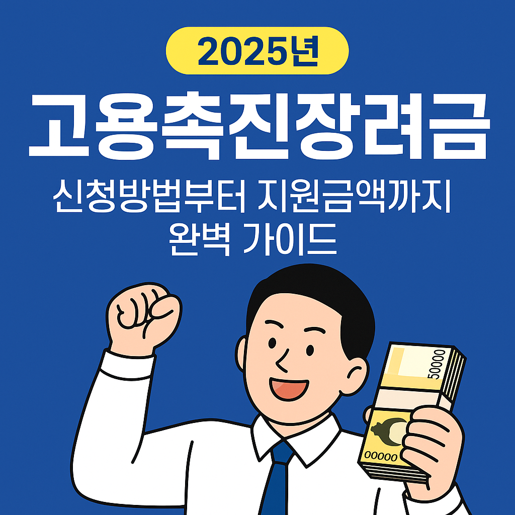 2025년 고용촉진장려금 총정리