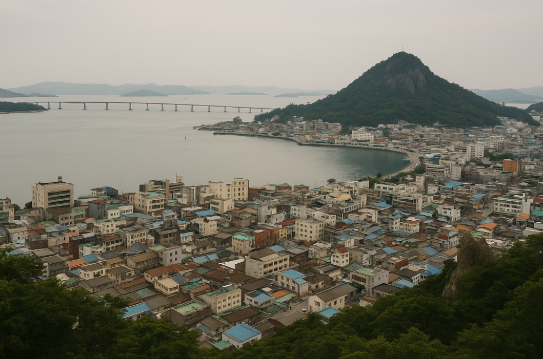 목포 waterfront daytime