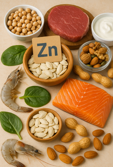 아연이 많이 포함된 식품군