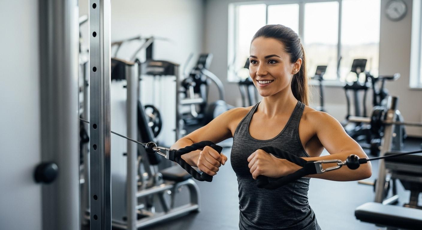 팔뚝살 빼는 헬스 운동기구