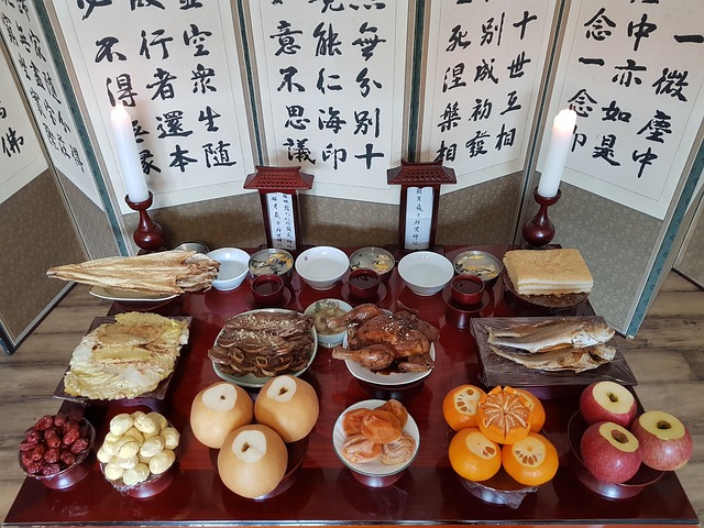 한국 무속신앙 제사상