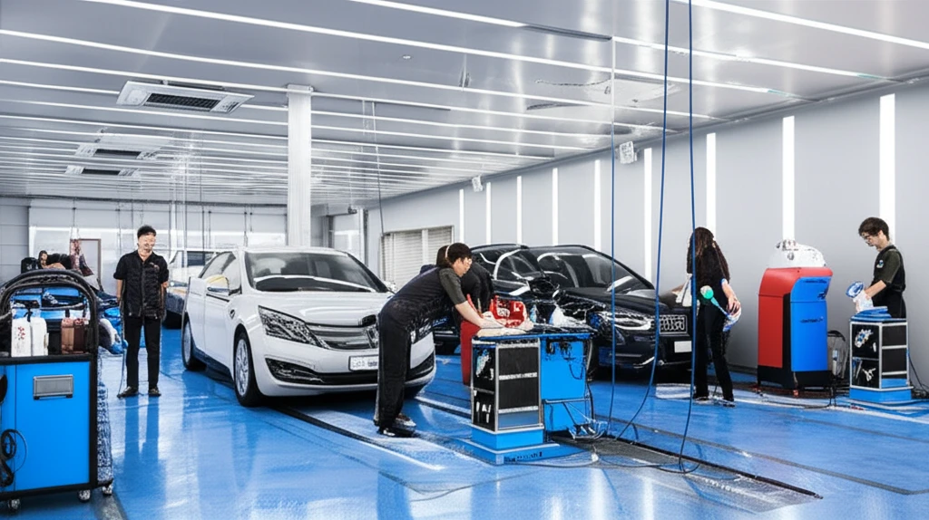 차량 관리의 시작, 자동차 세차: 올