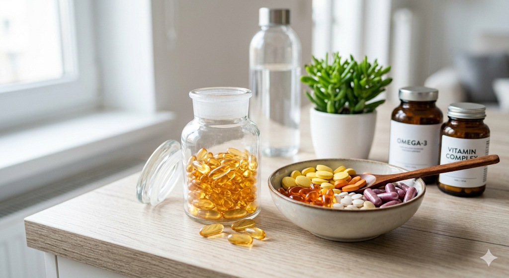 오메가3와 비타민 복용참고