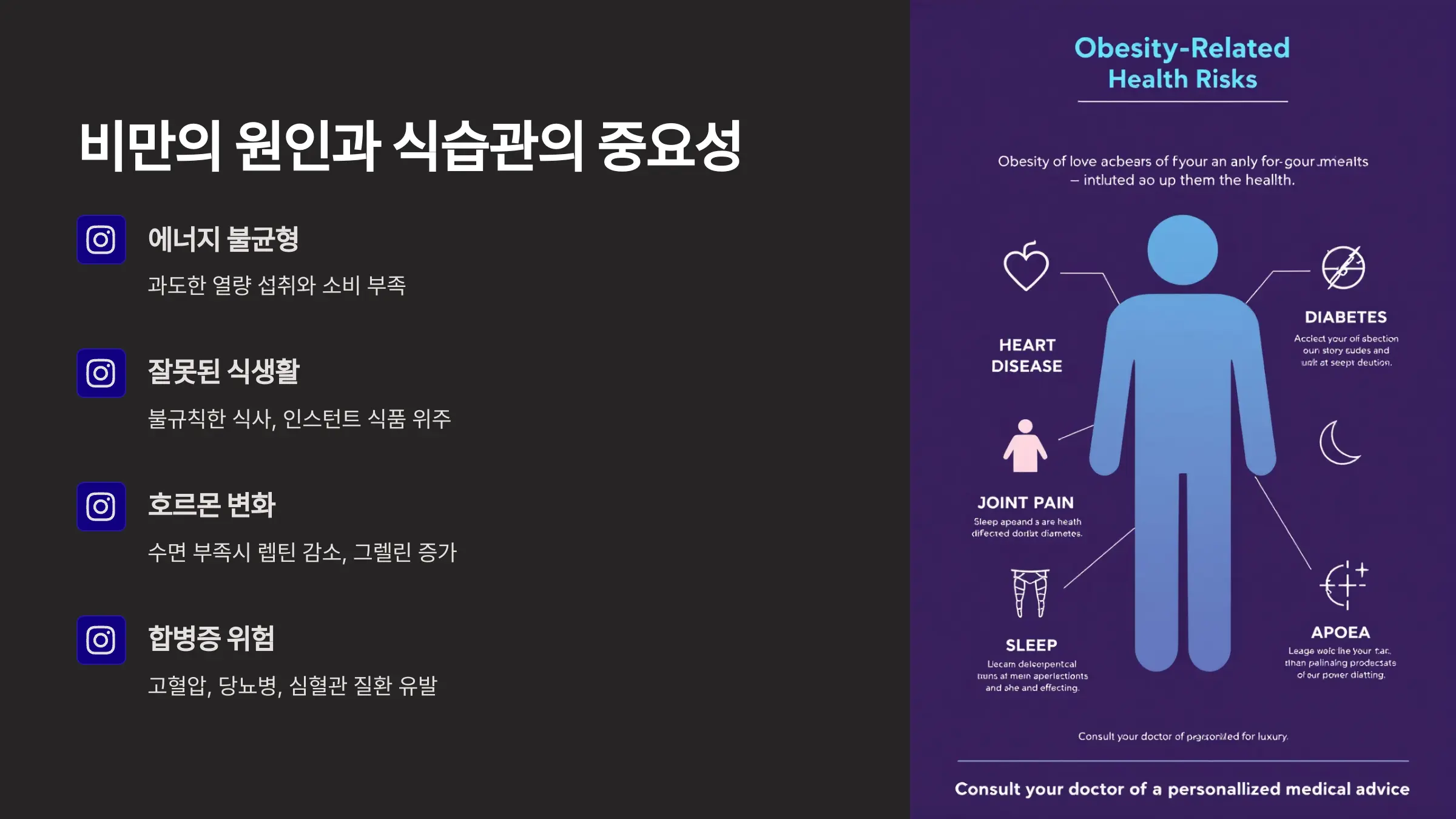 비만의 원인은 무엇이며 왜 식습관이 중요한가