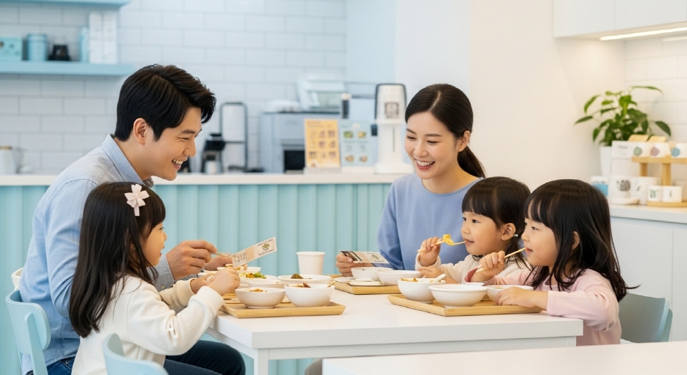 분식집 식사