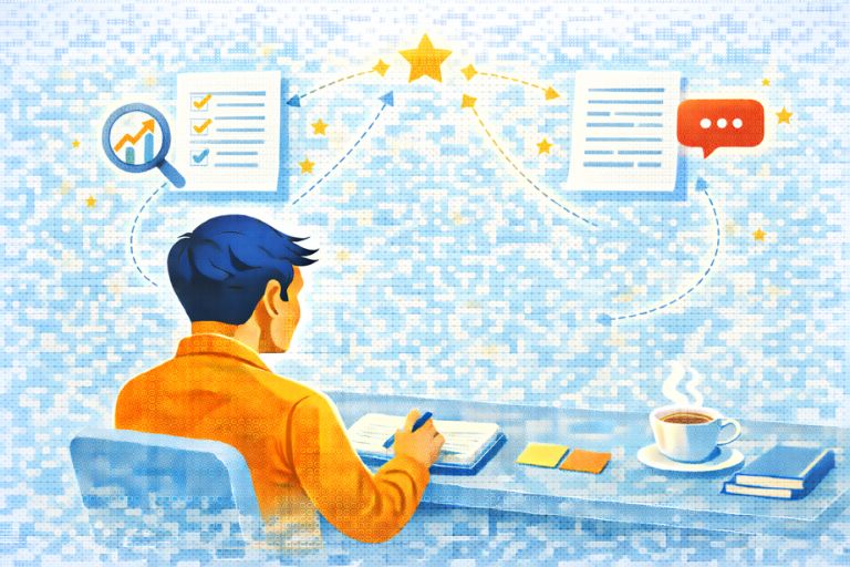 정보형 콘텐츠와 스토리형 콘텐츠의 균형 관련 이미지