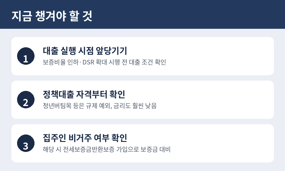 전세대출 전 준비 항목