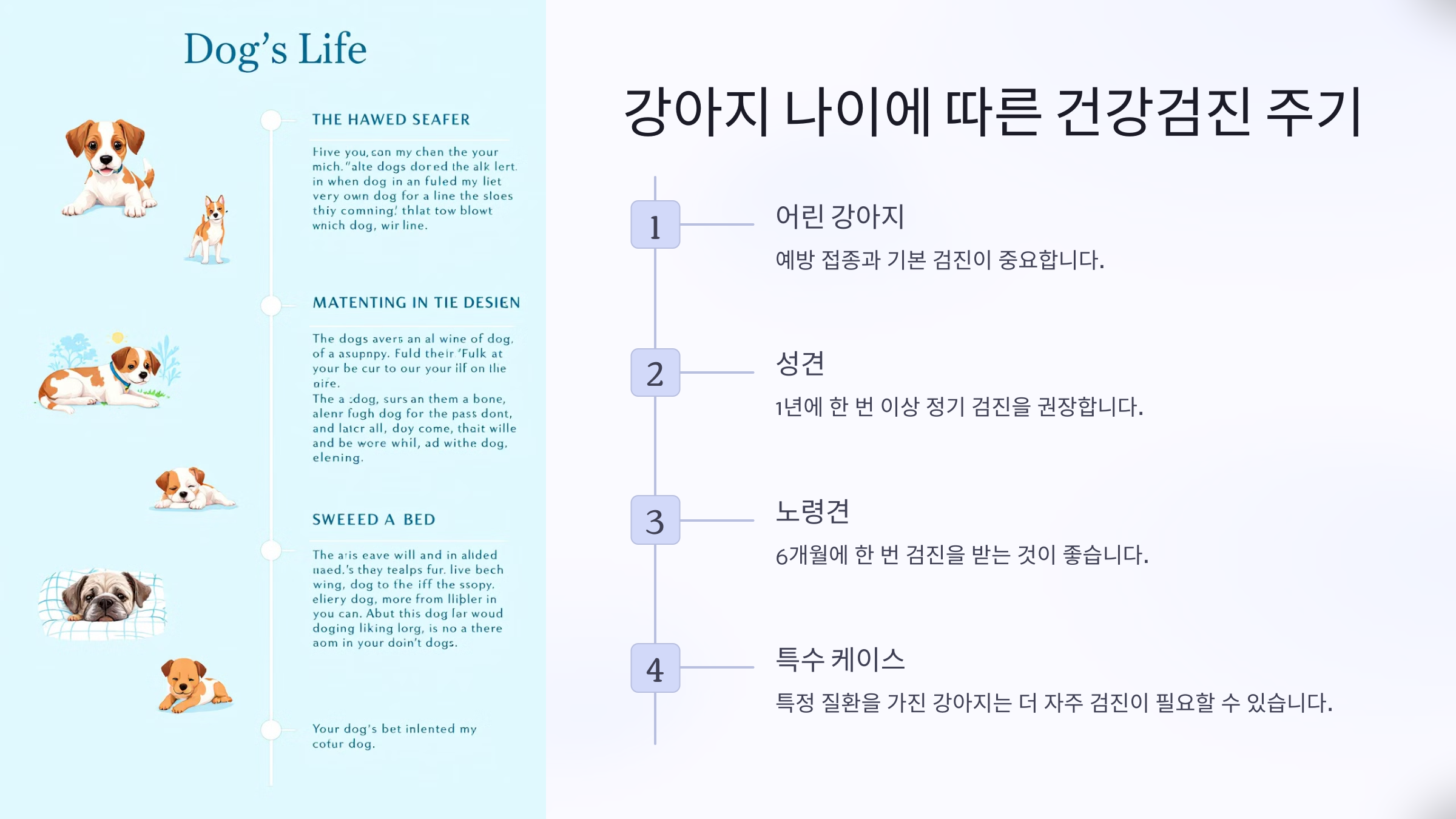 강아지 나이에 따른 건강검진 주기