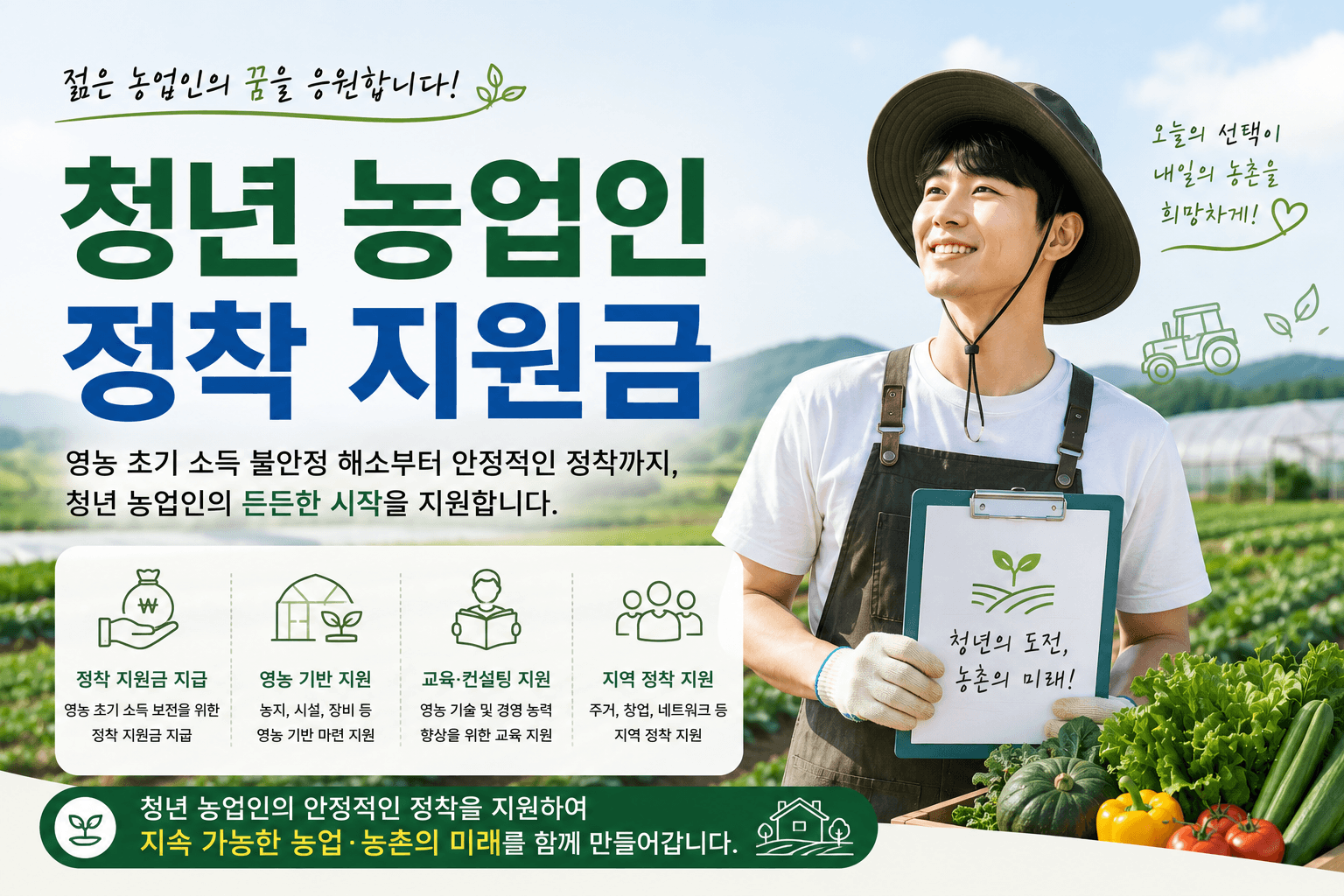 청년 농업인 정착 지원금