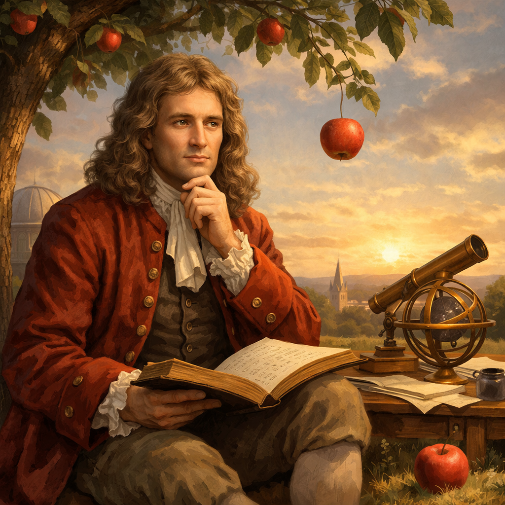 아이작 뉴턴의 생애와 업적 : 만유인력에서 과학혁명까지