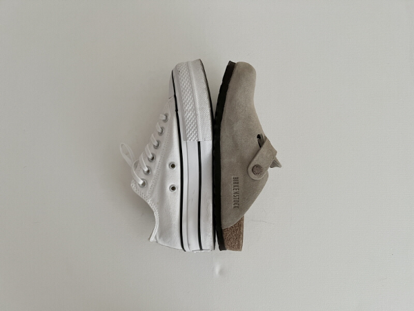 버켄스탁-보스턴-네로우-사이즈-팁-아디다스-삼바-가젤-볼드-나이키-줌보메로-컨버스-어그-크록스-크기-비교