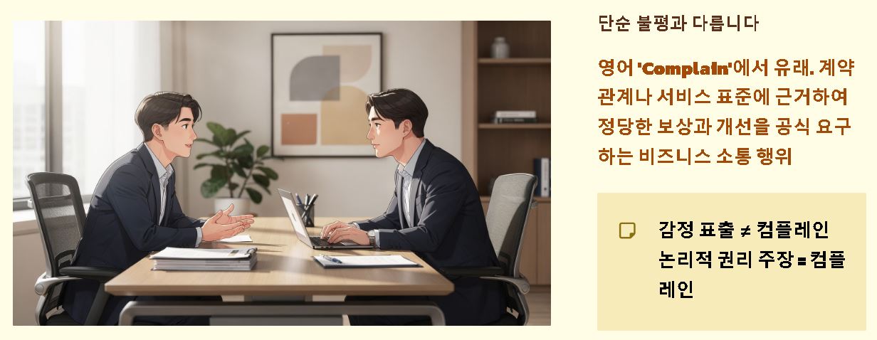 컴플레인 뜻