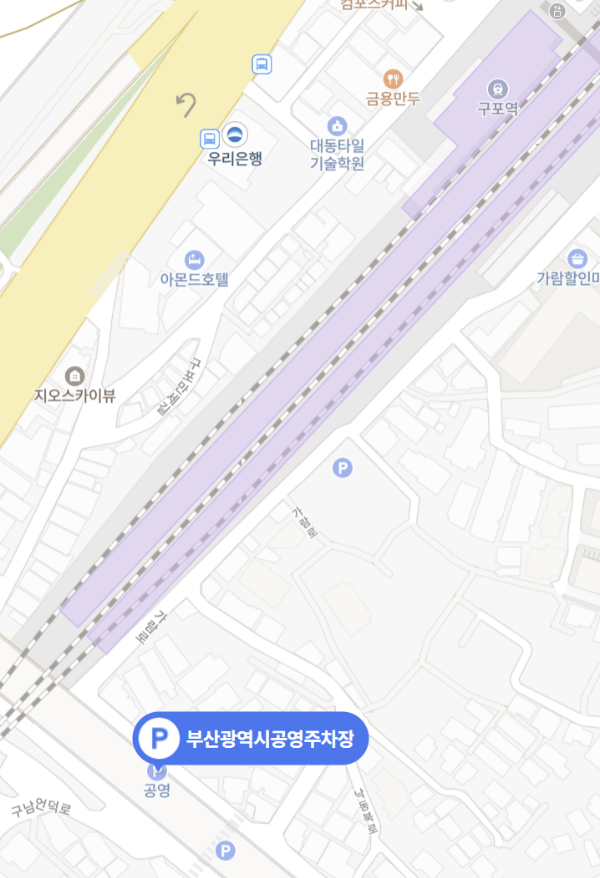 구포다리밑 공영주차장