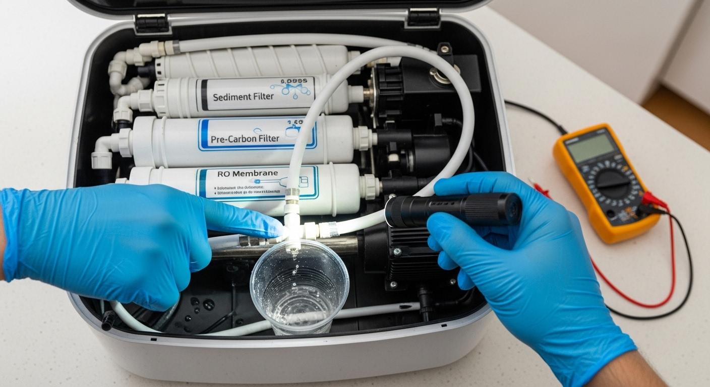 물맛 직수형 정수기 문제 해결 포인트