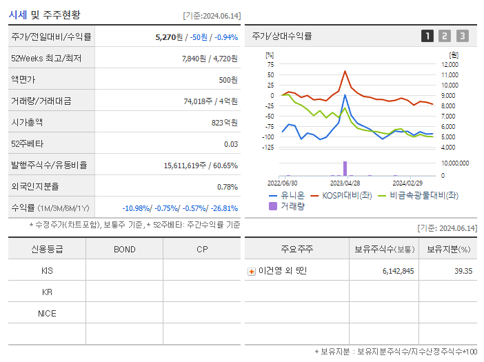 유니온_기업개요