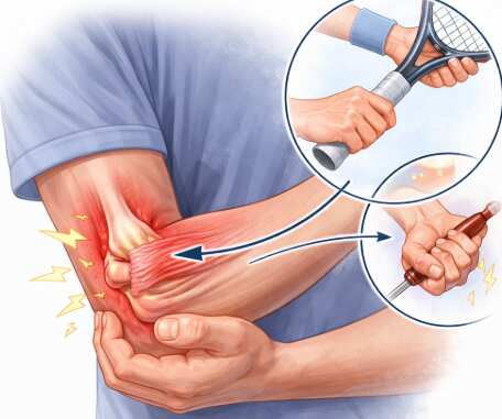 Symptoms and Causes of Tennis Elbow