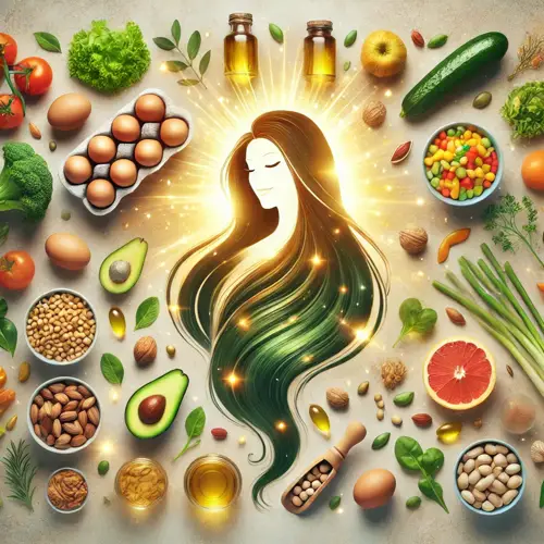 건강한 머리카락을 위한 영양소 단백질, 비타민 가이드