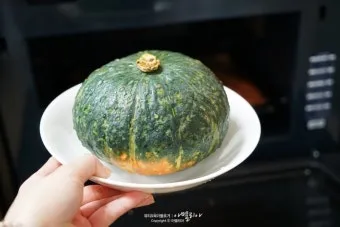 전자렌지로 단호박 찌는 쉬운 방법 단호박 찌는법 요약_5