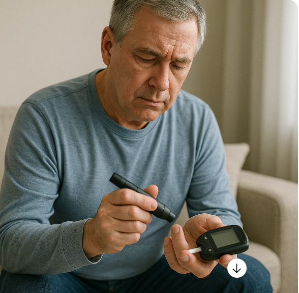 당뇨병환자 사진