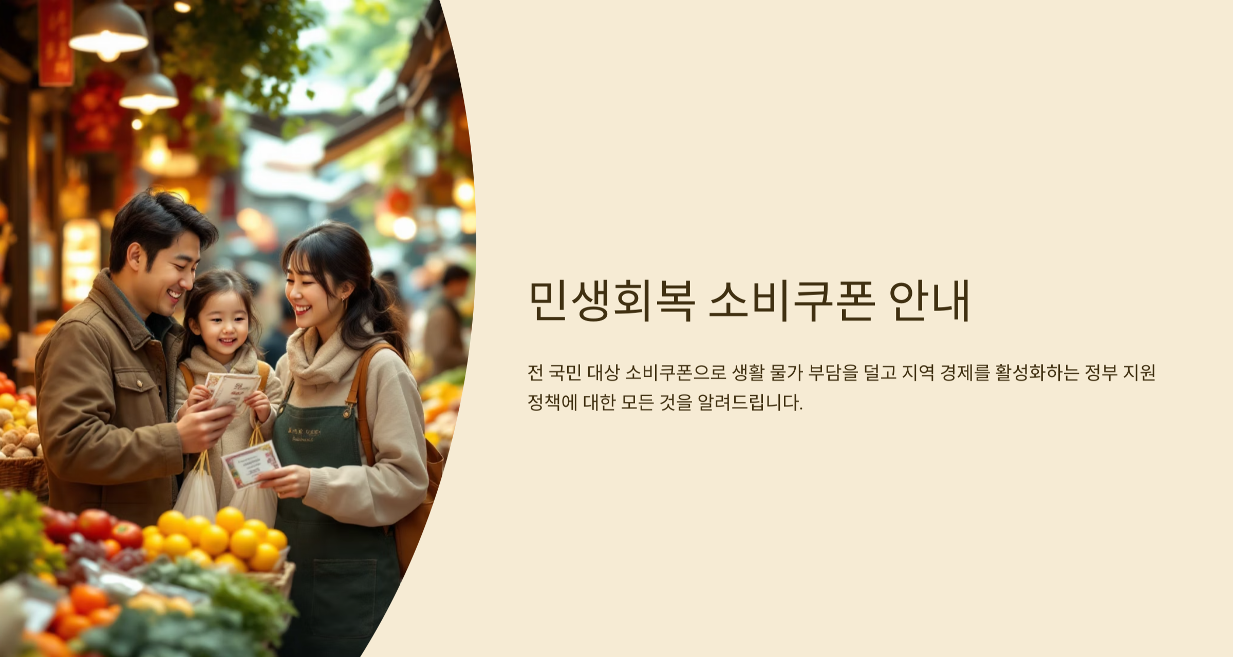 민생회복 소비쿠폰 안내