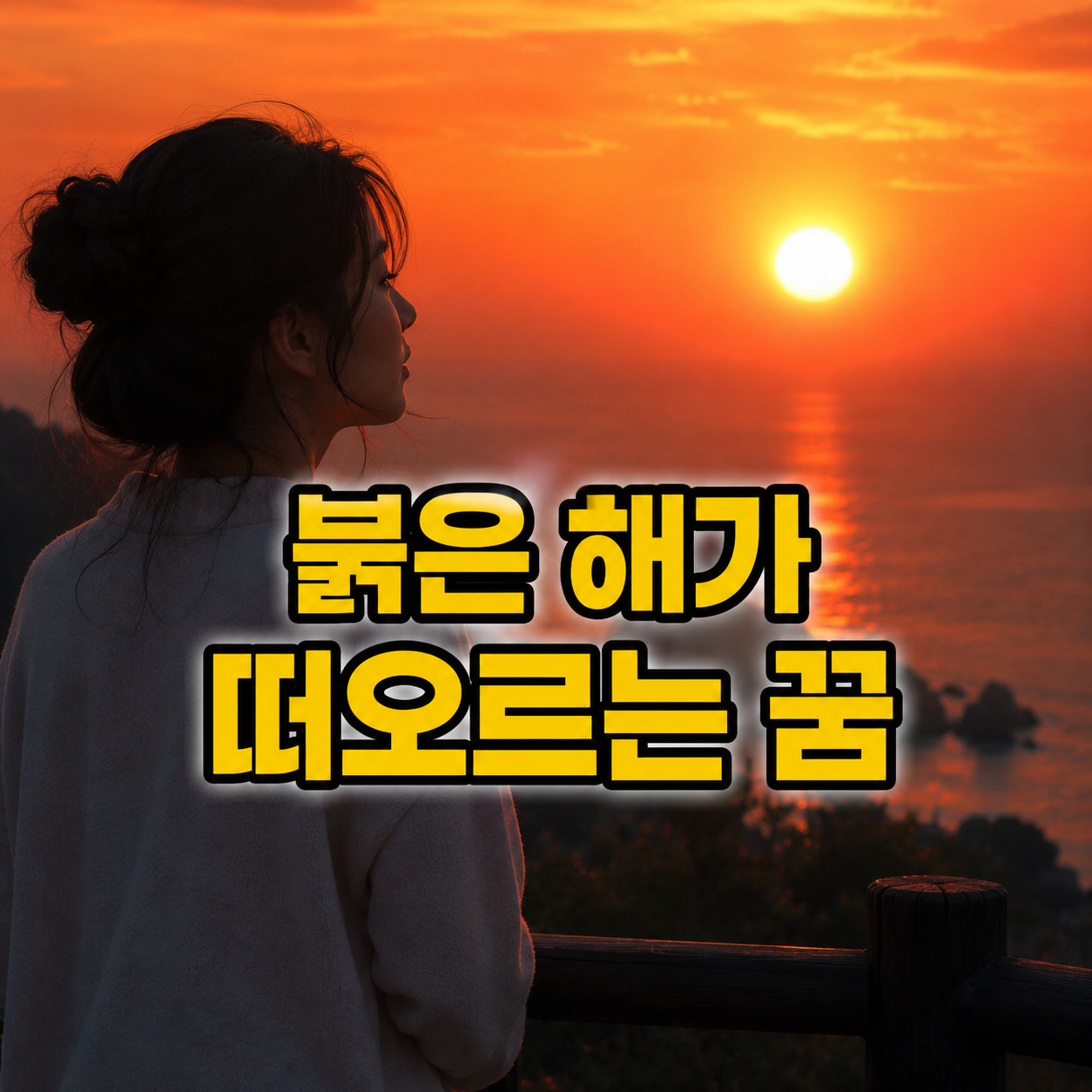 붉은 해가 떠오르는 꿈