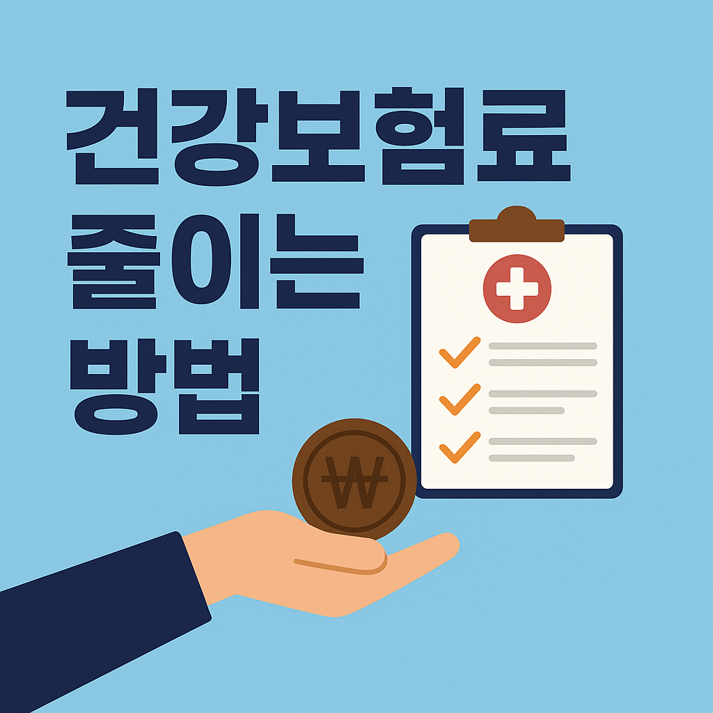 건강보험료 줄이는 방법