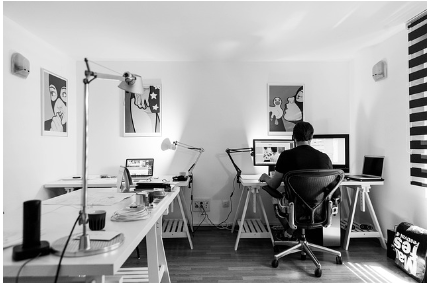 재택 근무 공간 인테리어 하기 (홈오피스 인테리어 팁)