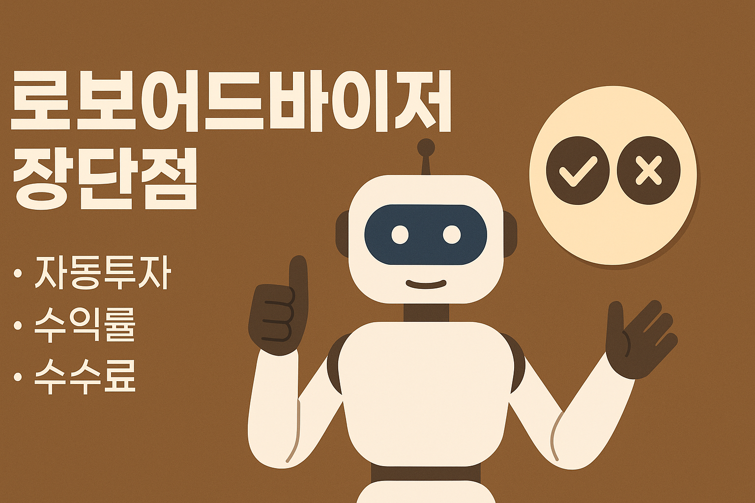 로보어드바이저 장단점 (자동투자, 수익률, 수수료)