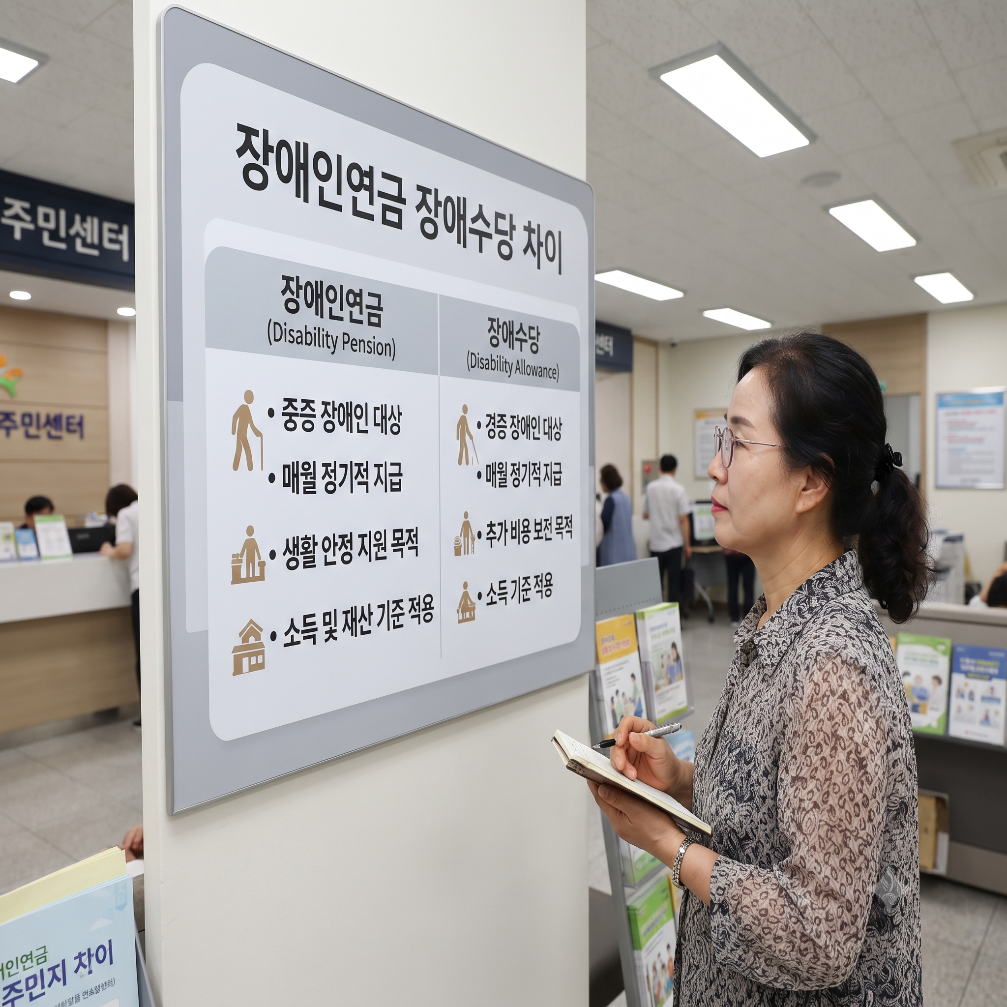 장애인연금 vs 장애수당, 내가 받을 수 있는 혜택은? 2026 금액&middot;자격 비교 가이드