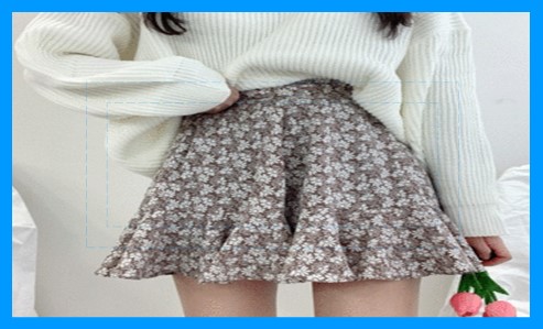 플로럴 패턴 스커트 특징 및 스타일