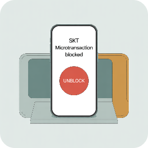 SKT 소액결제 차단&middot;해제 방법 이미지