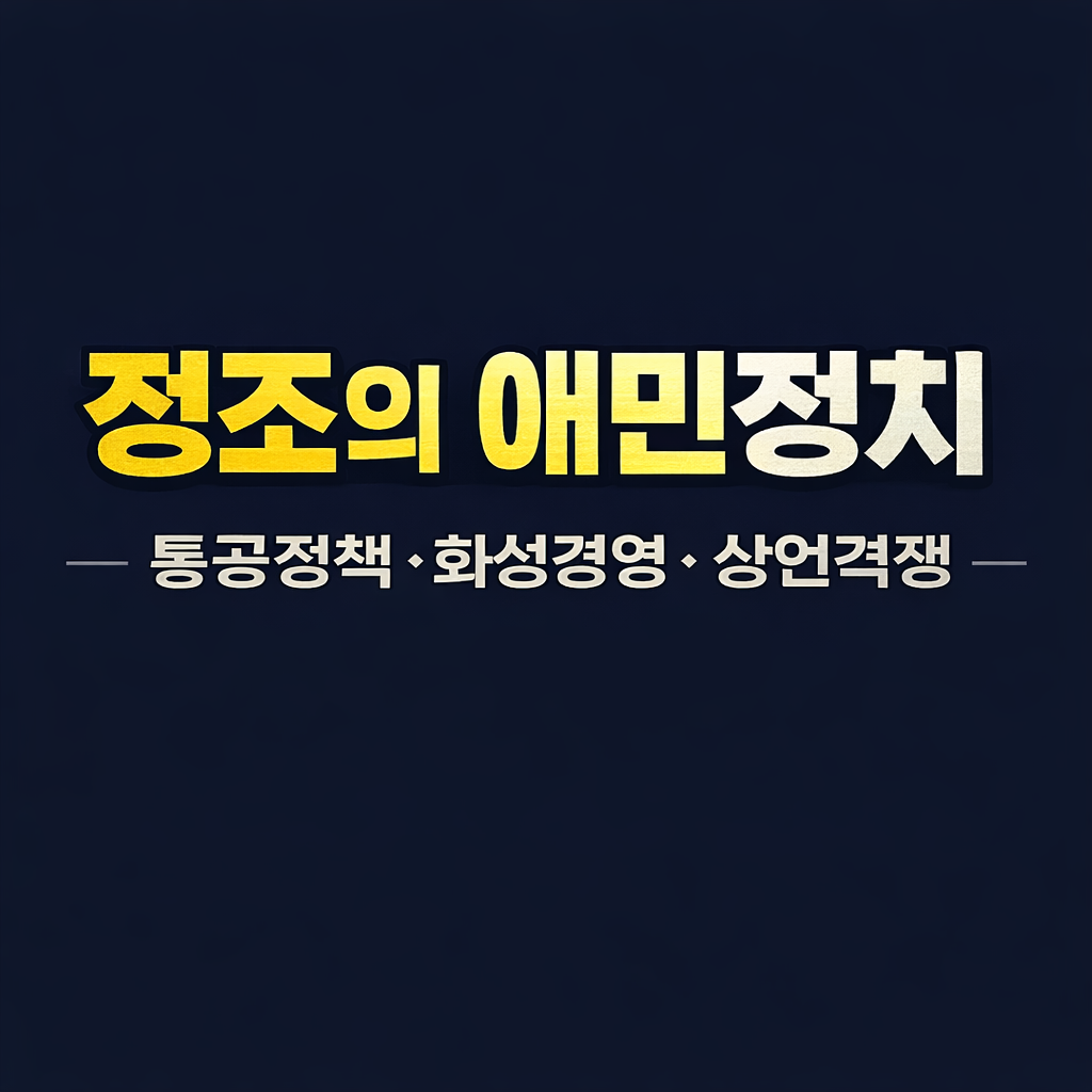 정조의 애민정치 (통공정책, 화성경영, 상언격쟁)
