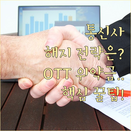 통신사 결합 상품 해지 전략 OTT ..