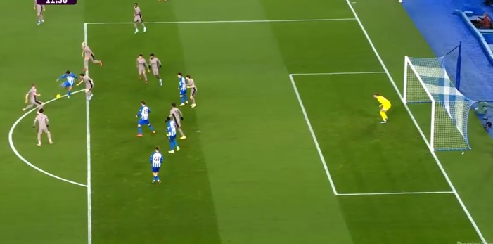 주앙 페드로 선수의 패스