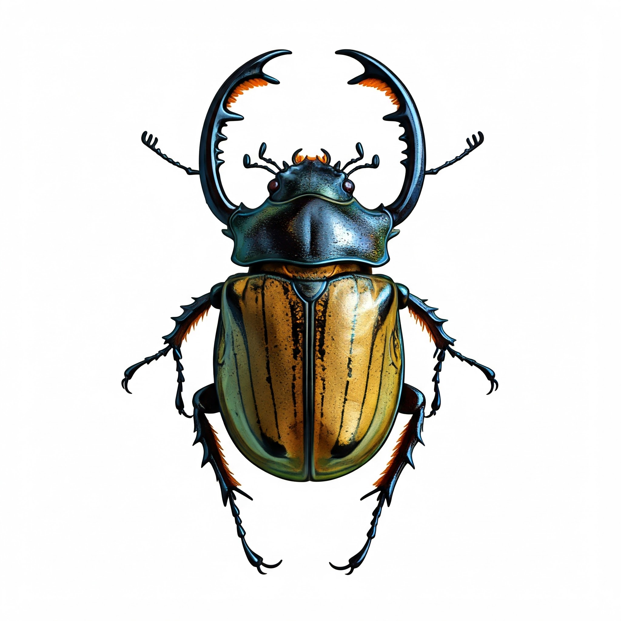 화려한 외모의 헤라클래스 장수풍뎅이