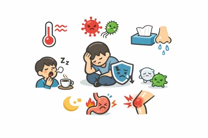 면역력 저하 원인으로 나타나는 몸 변화 신호2