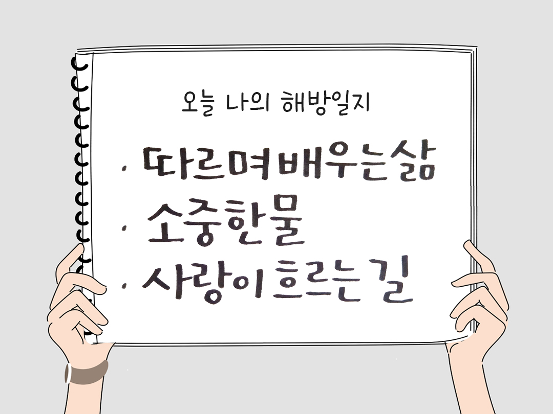 오늘 나의 해방일지 : 감사를 통해 발견한 행복 오늘 감사한 순간들