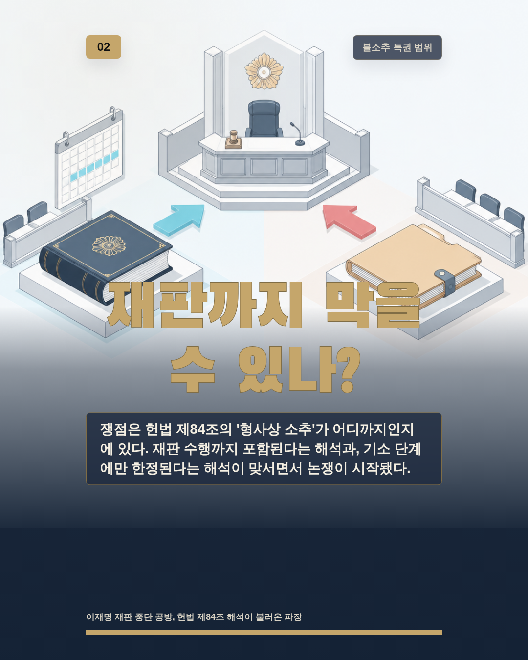 재판까지 막을 수 있나?