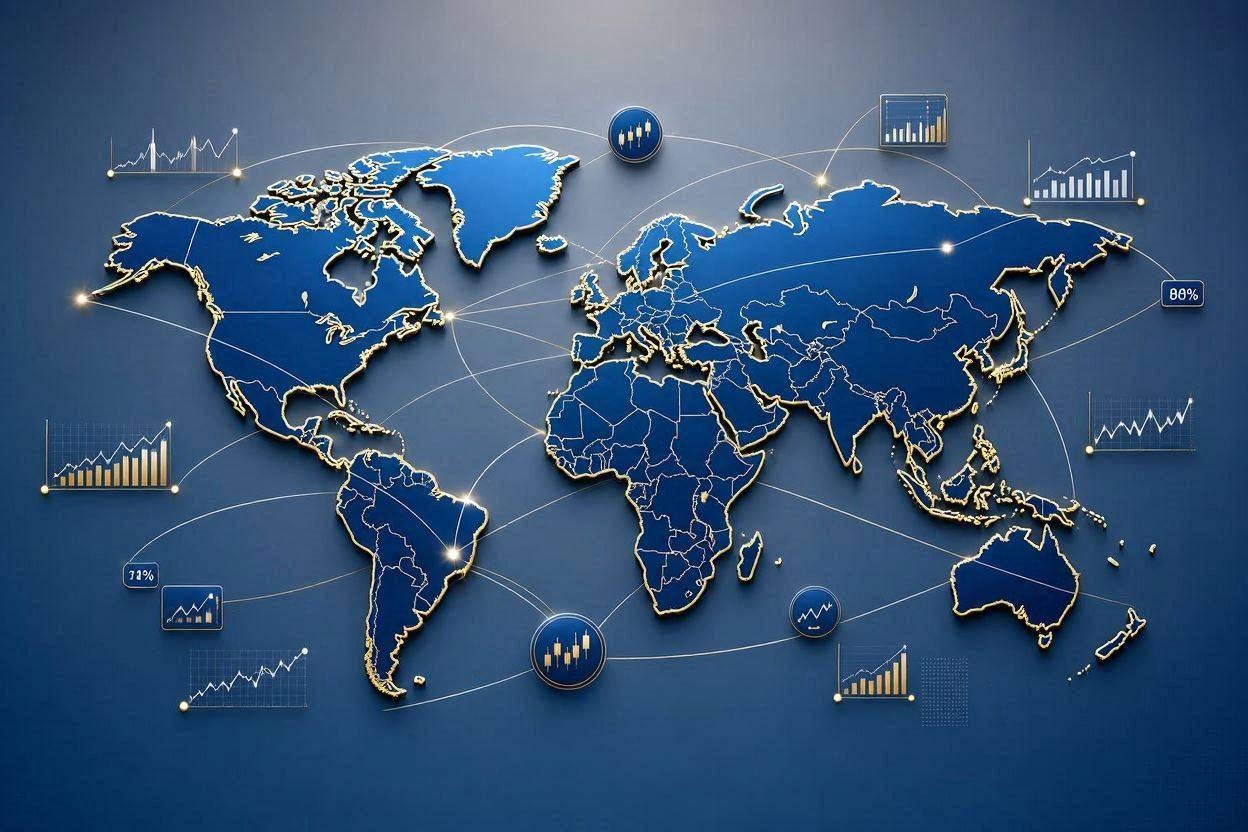 Visualization of Global Asset Market Index Networks: Diagram of Trends in Major Global Stock Markets and Capital Network Connections