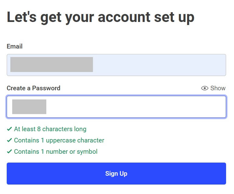버퍼(Buffer) 사이트 가입방법: 이메일 및 비밀번호 설정