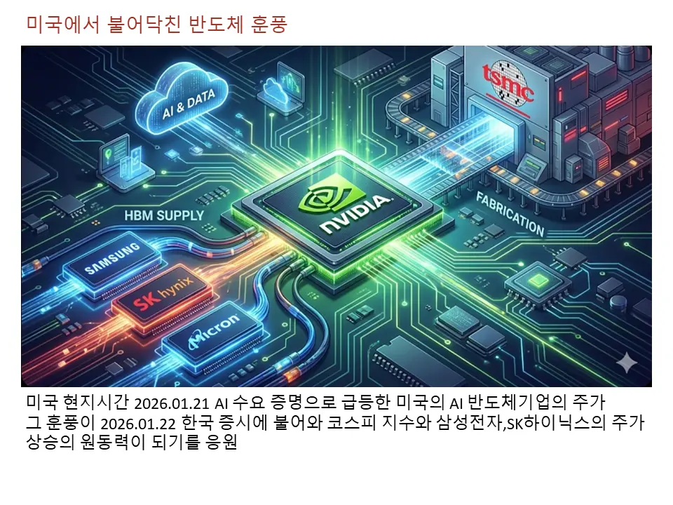 미국에서 불어닥친 반도체 훈풍