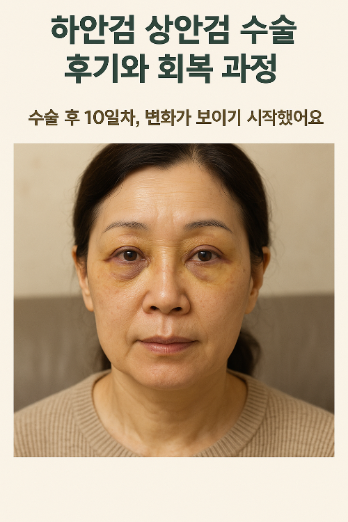 하안검 상안검 수술 후 관리 방법(노스카나겔사용법)