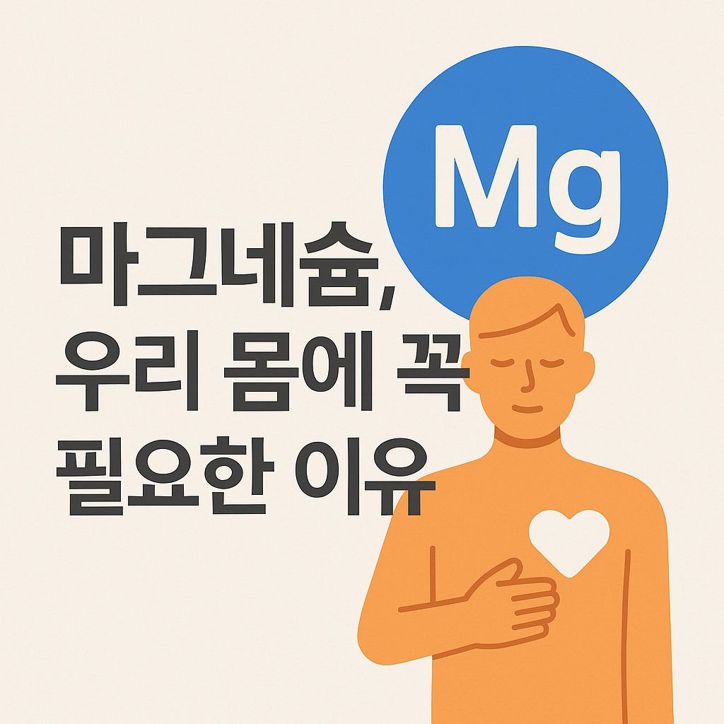 마그네슘, 우리 몸에 꼭 필요한 이유